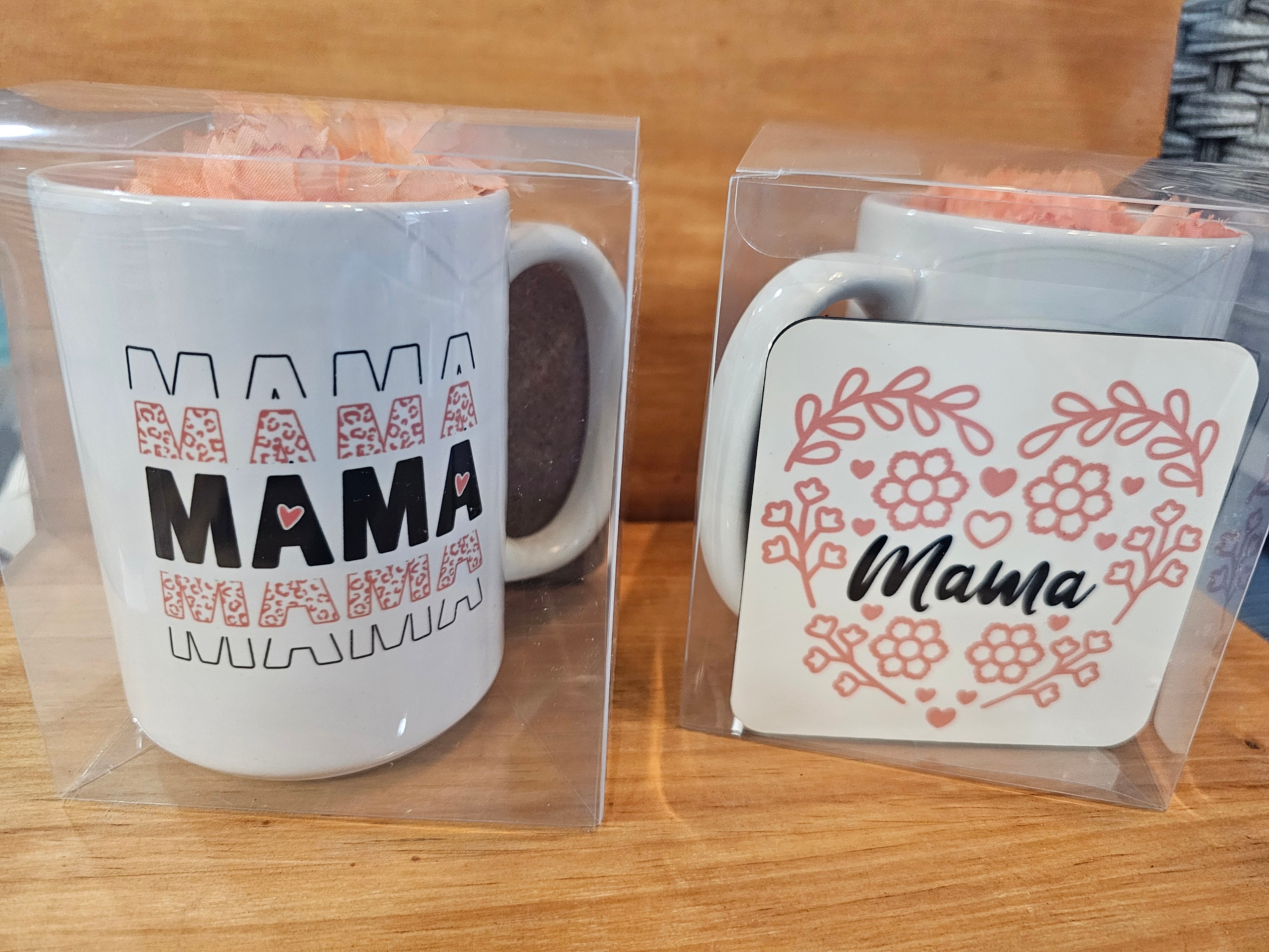 15oz mug MAMA and coaster set Mother's Day